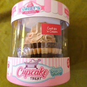 Cookies and cream cupcakes delight soap